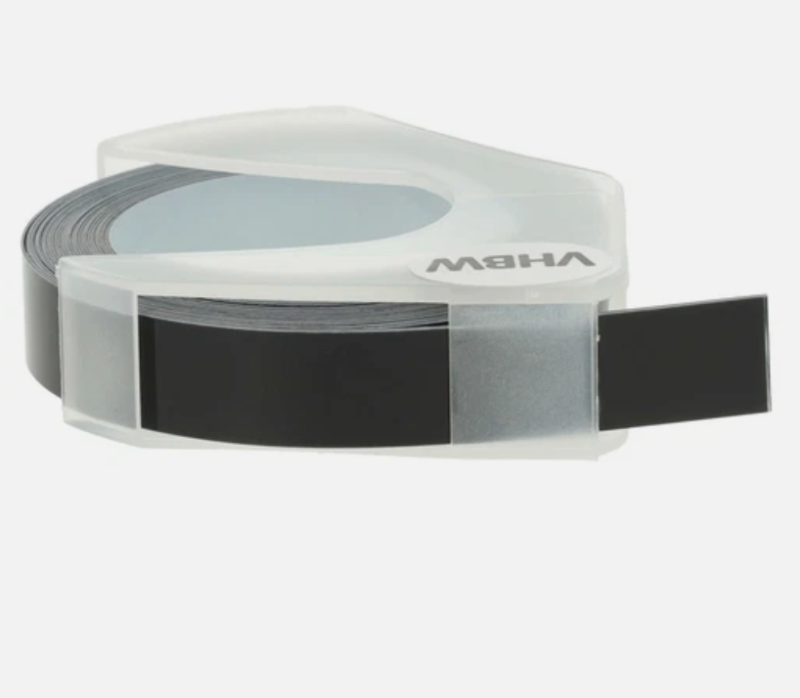 3D Label Tape for Dymo 747861 814580 E-101 Caption Maker 1741205 Black - Image 5